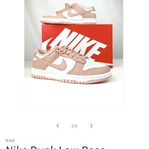 Nike Dunk Low "White/Rose Whisper" Women's Shoe